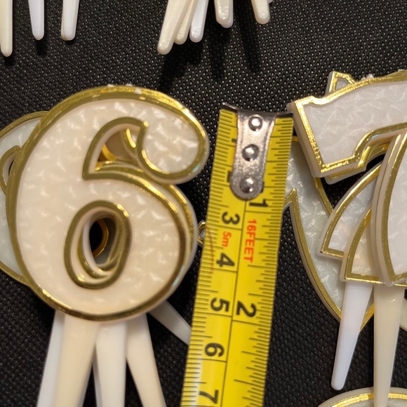 VINTAGE Lot of 79 Bakery Crafts Cake Topper Plastic Numbers Birthday Cupcakes. - Picture 10 of 17